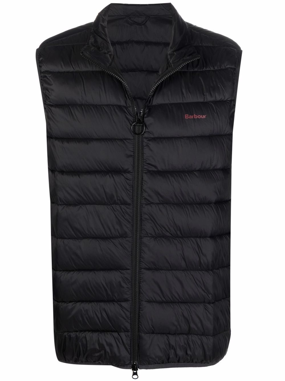 padded logo gilet - 1