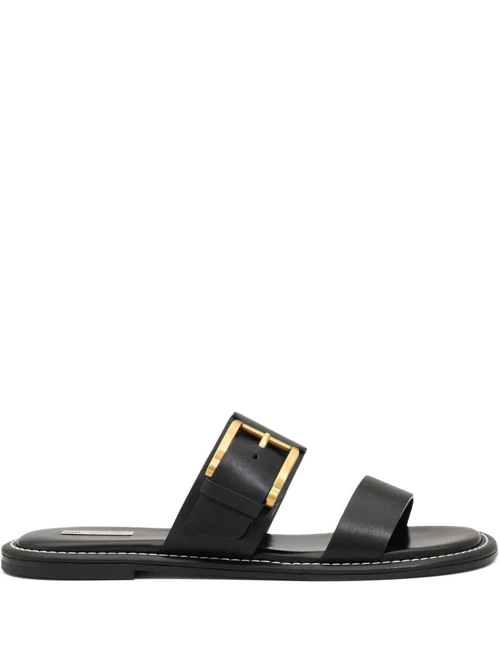 buckle leather sandals - 1