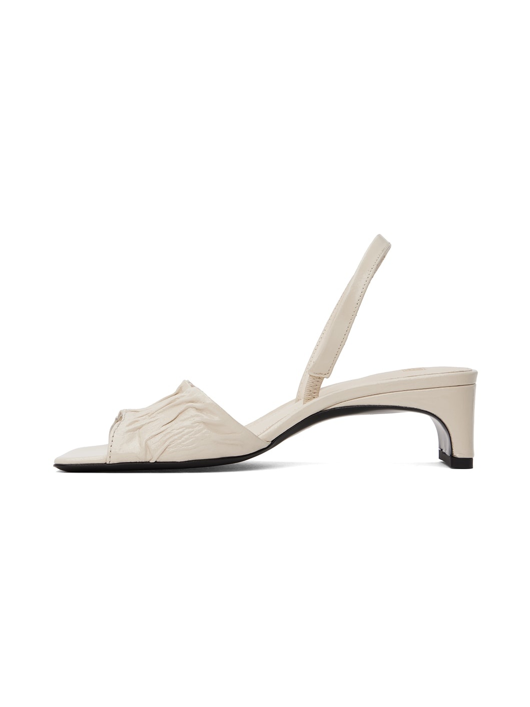 Off-White 'The Gathered Scoop' Heeled Sandals - 3