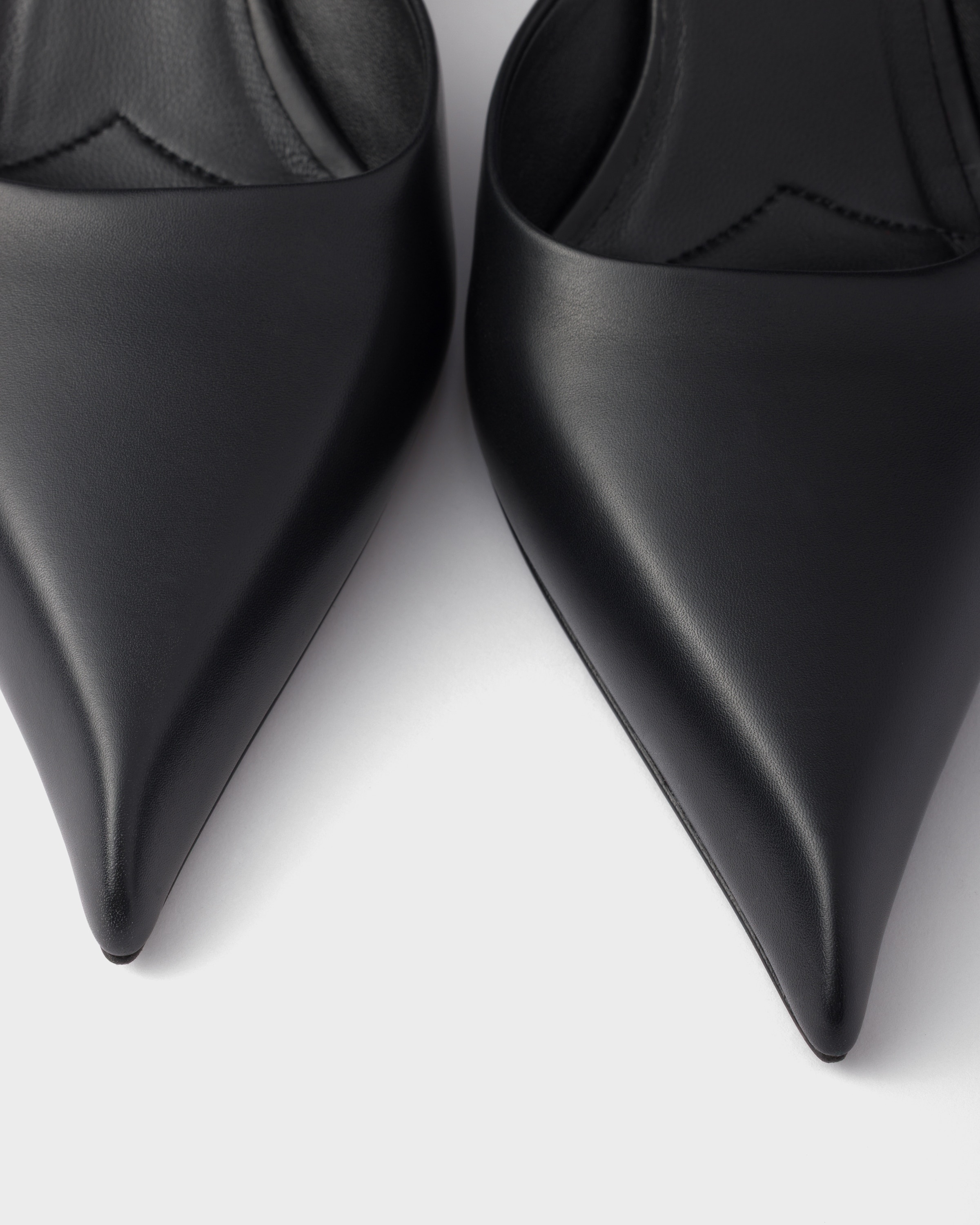 Leather mules - 6