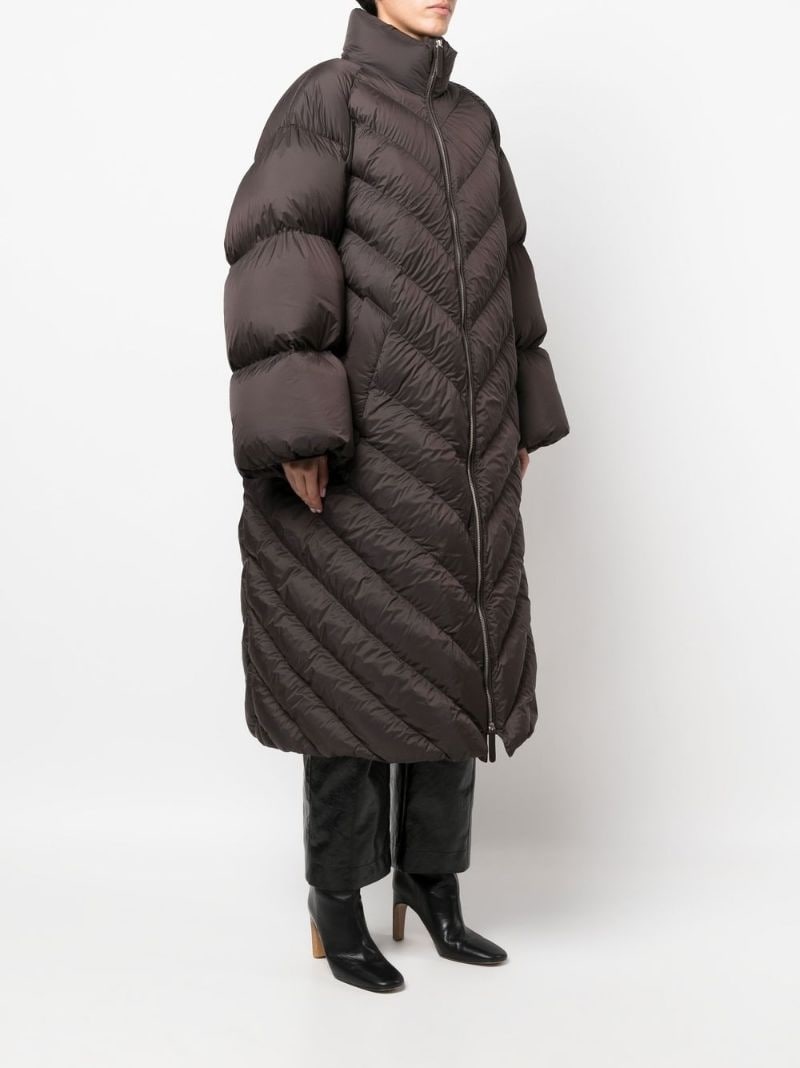 padded oversized coat - 3