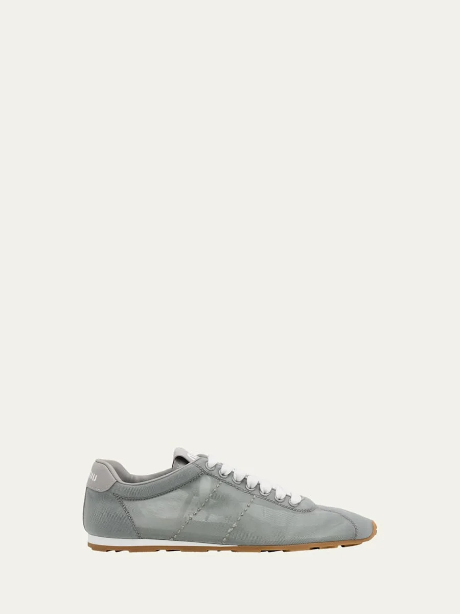 Mesh Retro Runner Sneakers - 1
