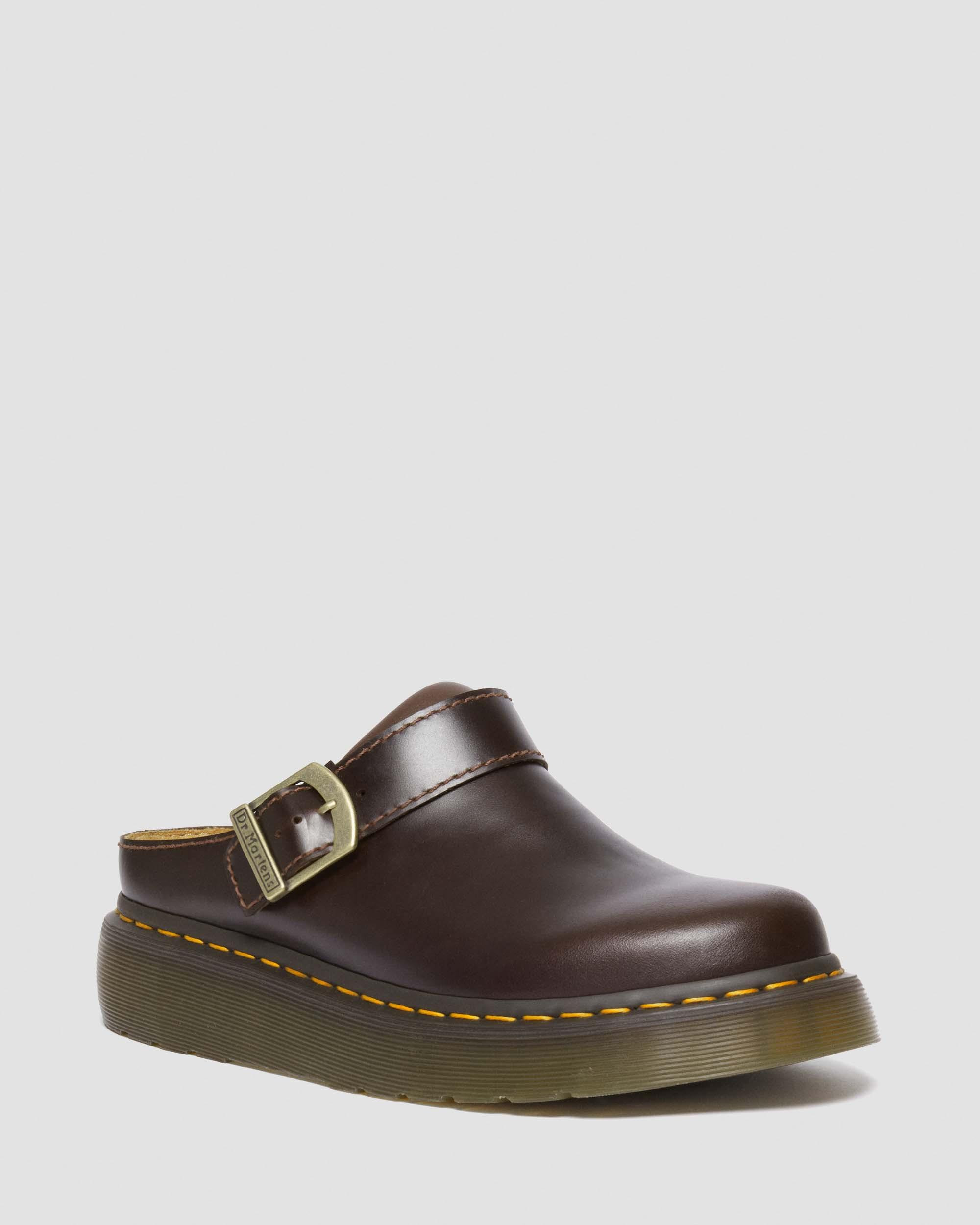 Laketen Atlas Leather Slingback Platform Mules - 5
