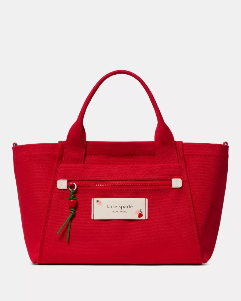 Dash Strawberry Canvas Tote Bag - 1