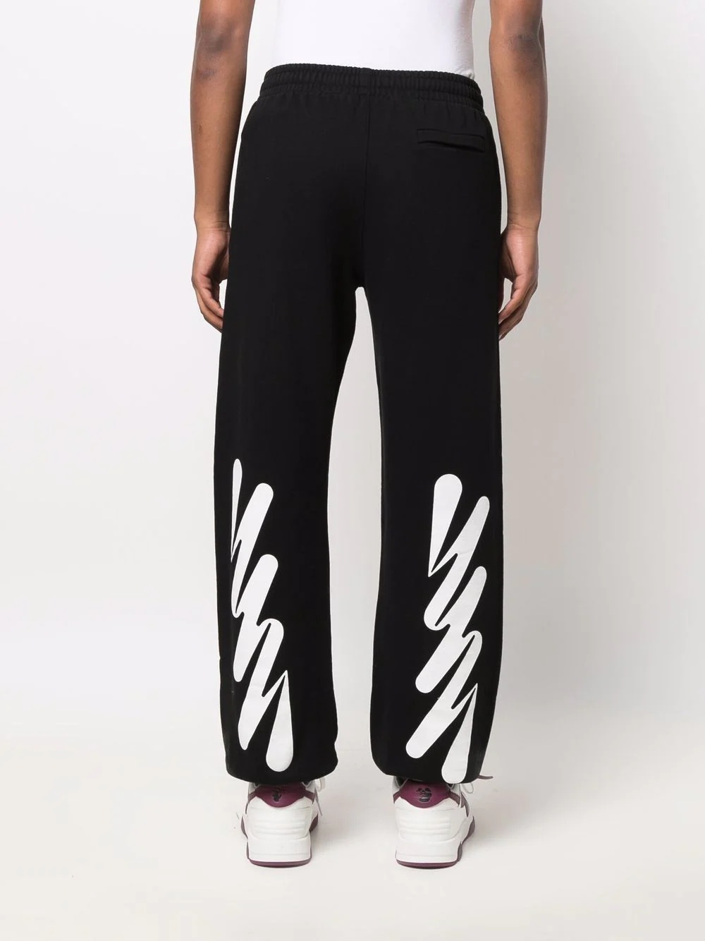 Wave Diagonal track pants - 4