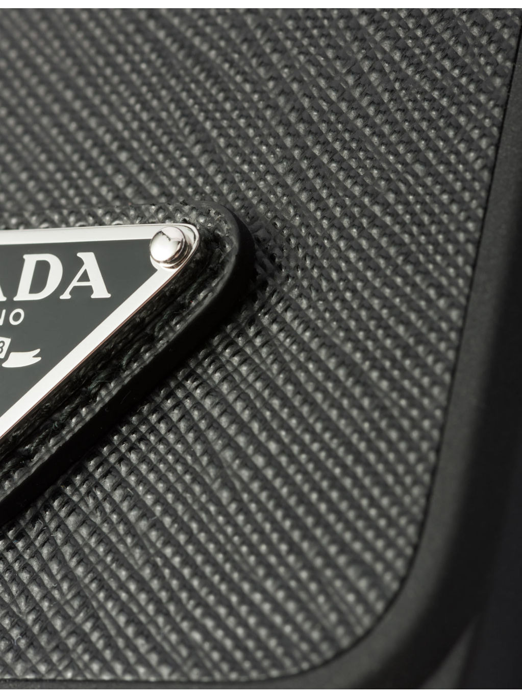 Logo-plaque leather iPhone 15 case - 3