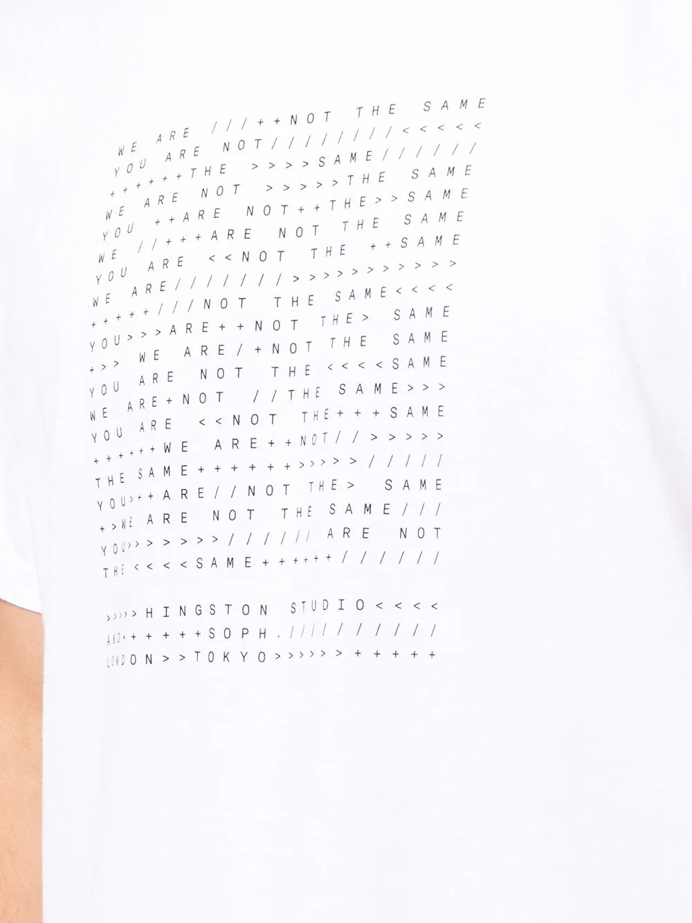 text-print T-shirt - 5