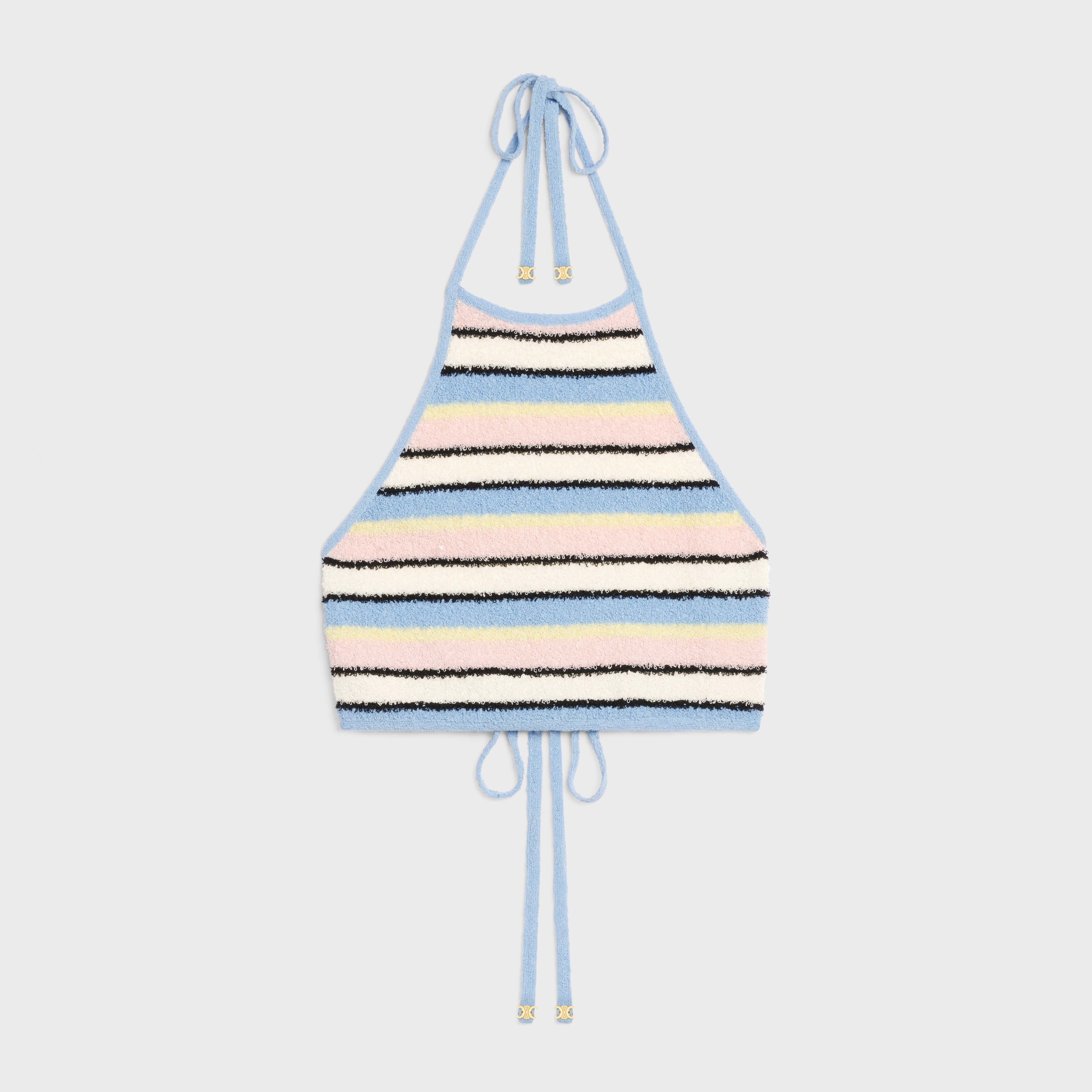 CROP TOP IN COTTON BOUCLÉ - 1