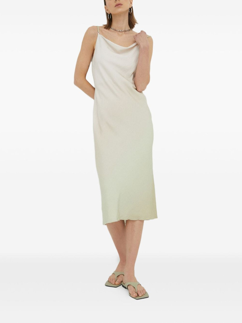 cowl-neck midi dress 1