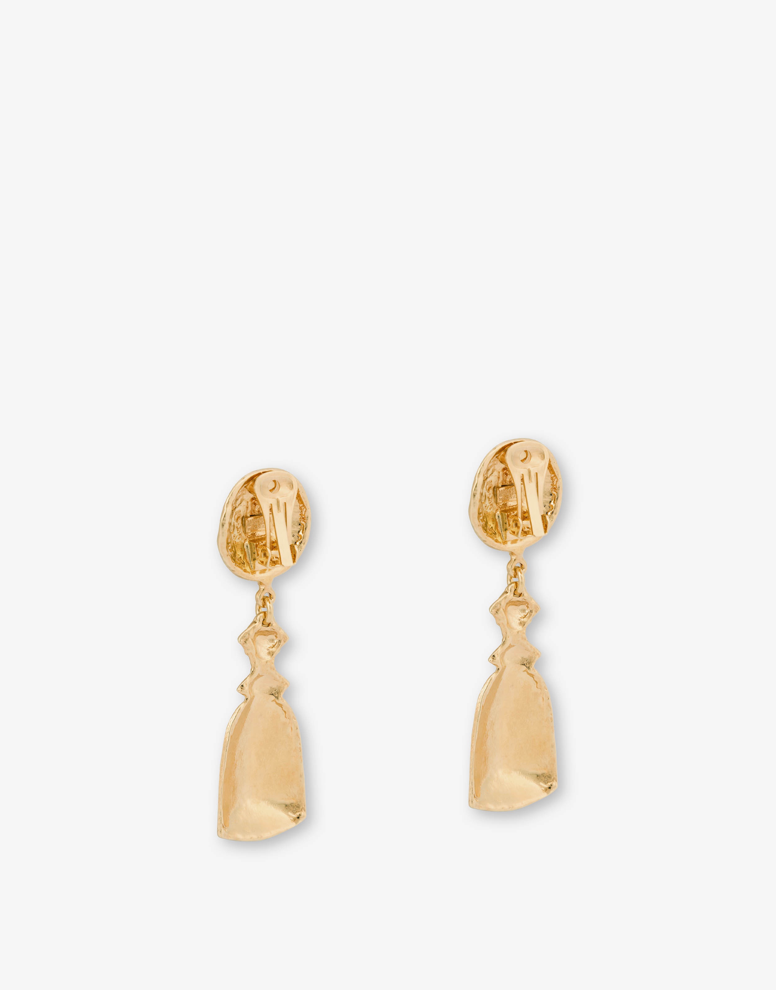 METAL TASSEL DROP EARRINGS - 3