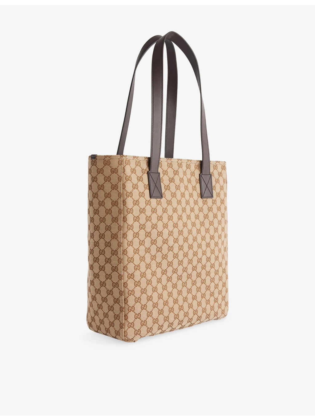 GG-Monogram Medium Canvas Tote Bag - 3