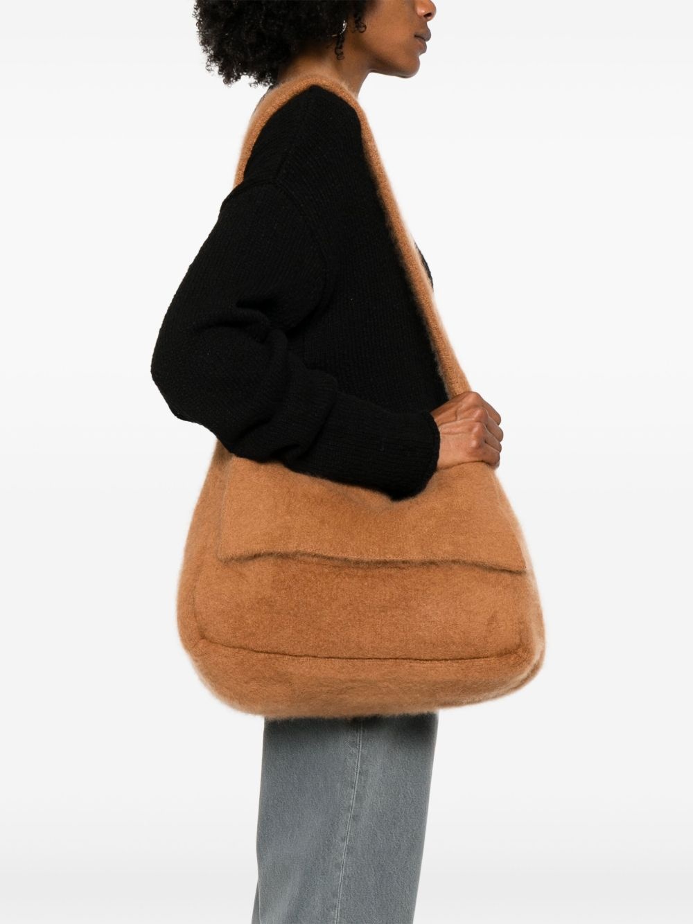 textured shoulder bag - 2