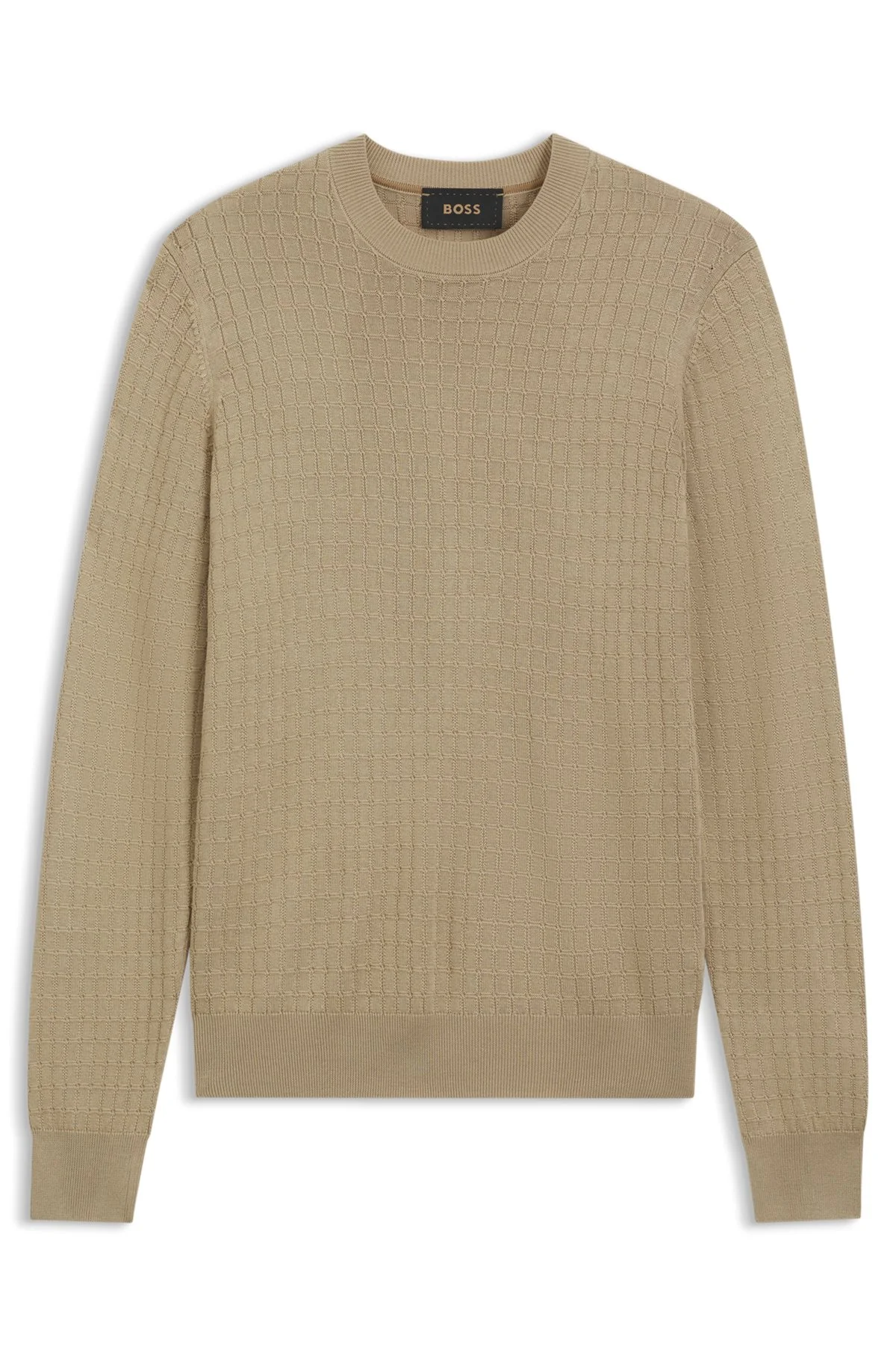 SILK-KNIT SWEATER WITH A SEASONAL PATTERN - 1