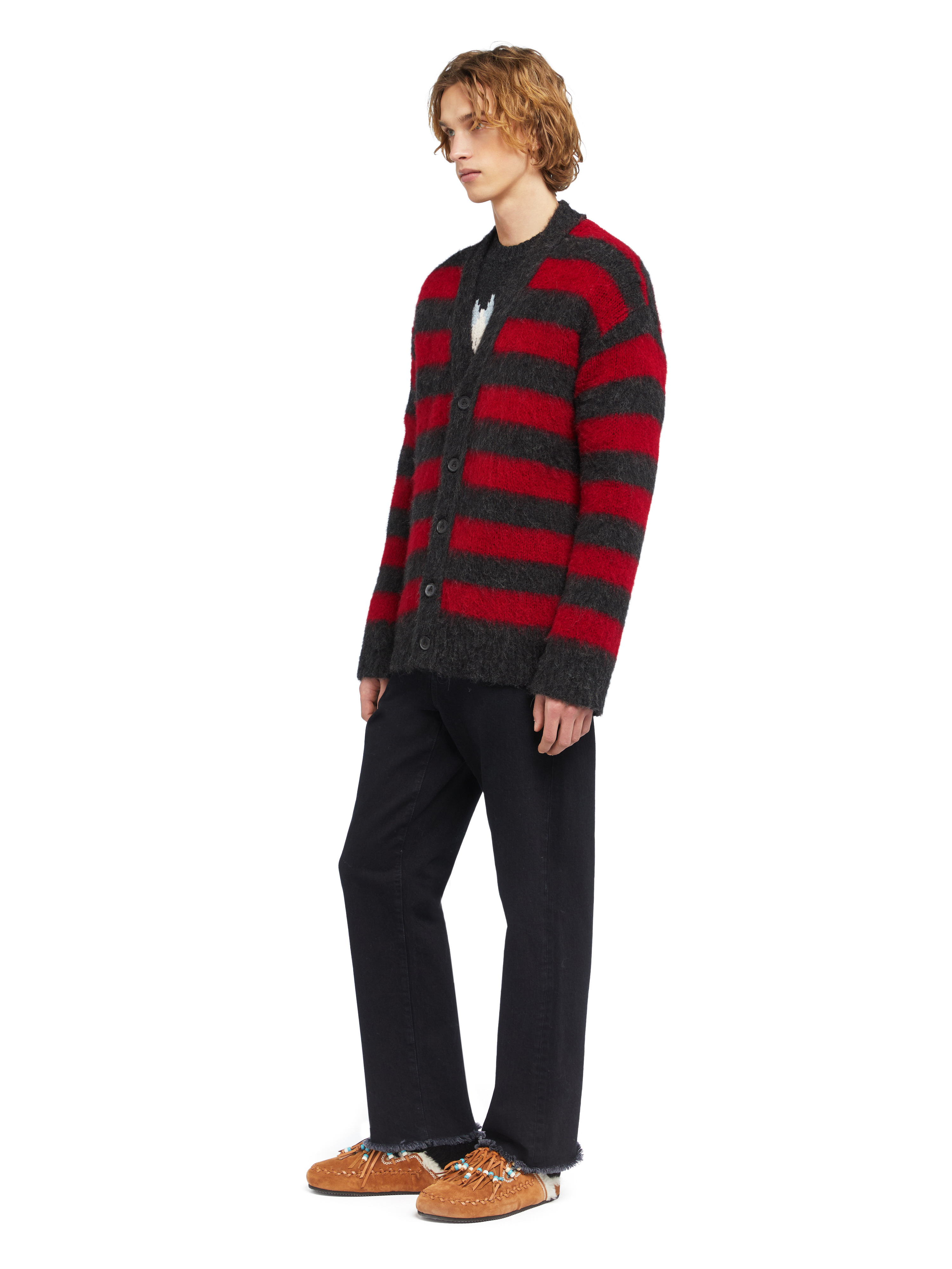 Grunge Stripes Cardigan - 5