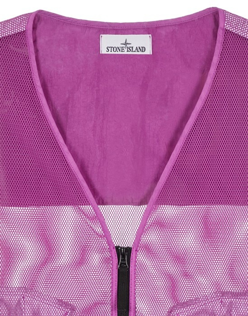905X5 STONE ISLAND MARINA_ NYLON MESH / RIP STOP PRISMATICO MAGENTA 5