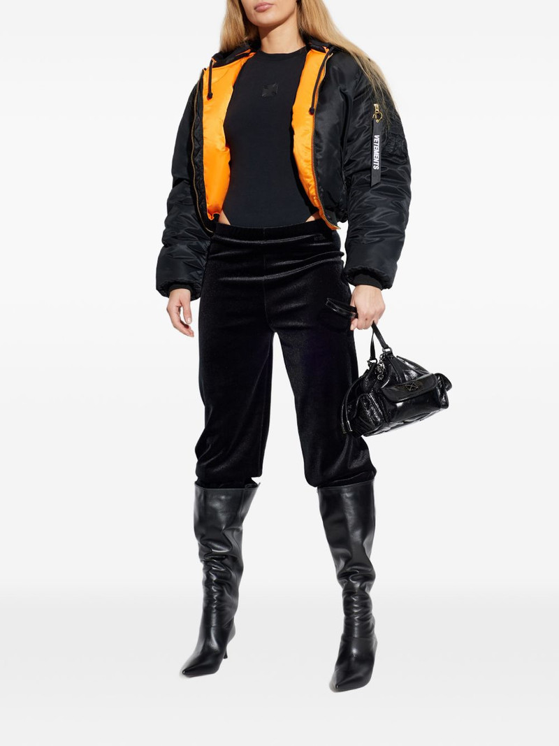 VETEMENTS elasticated-waist trousers outlook