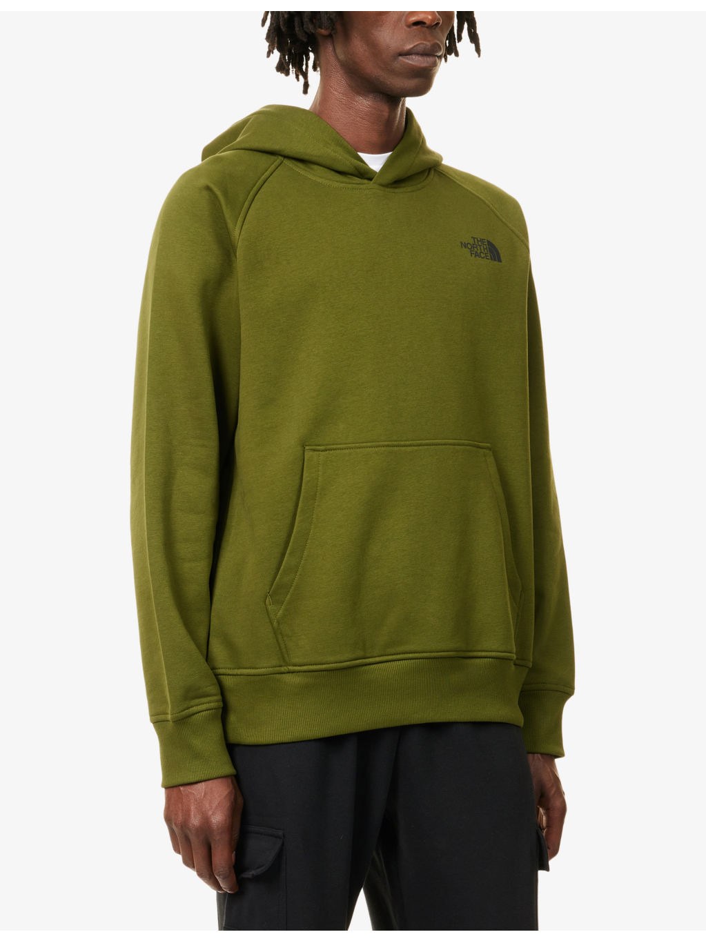 Raglan Box Logo-Print Cotton-Blend Hoody - 3