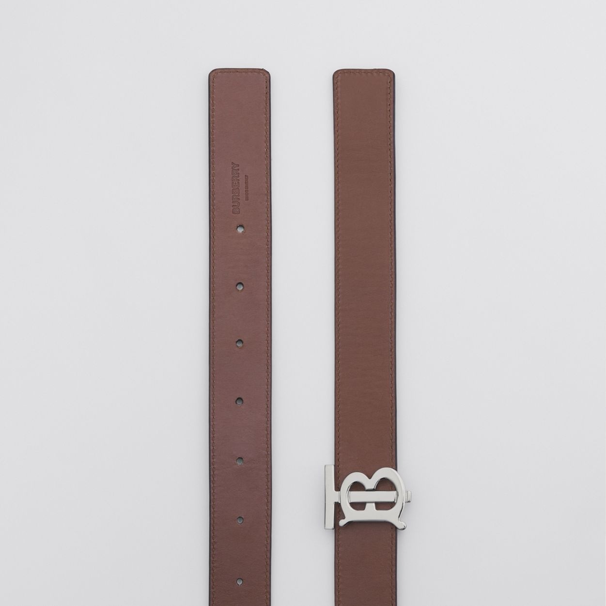 Reversible Monogram Motif Leather Belt - 9