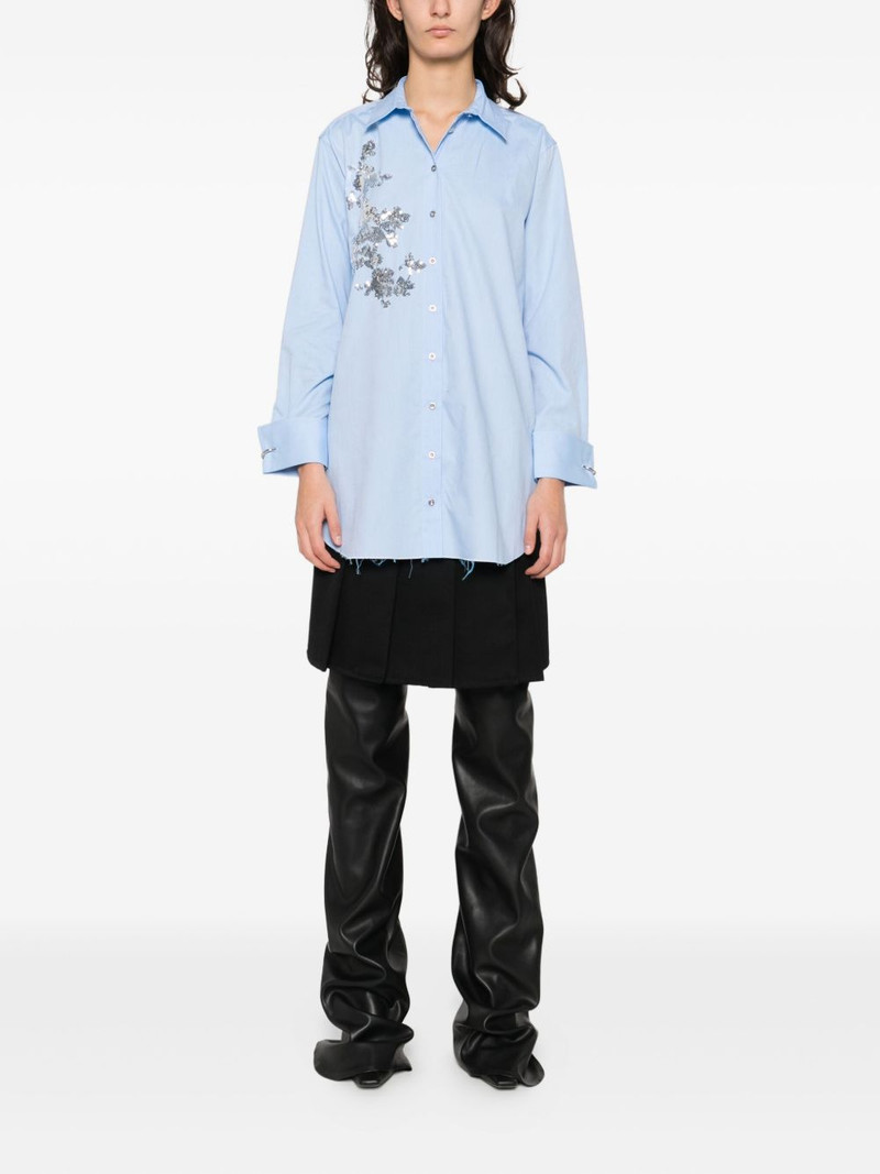 MARQUES’ALMEIDA sequin-embroidered shirt outlook