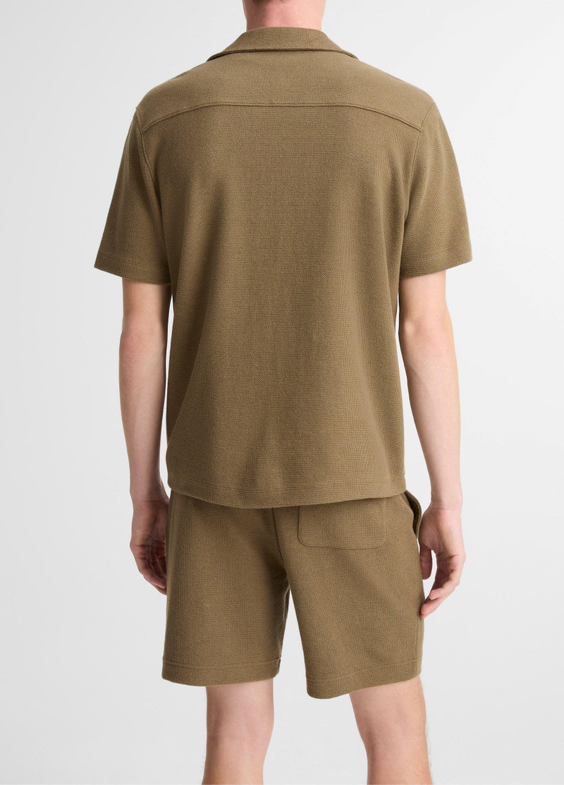 Vince Cotton Bouclé Cabana Shirt outlook