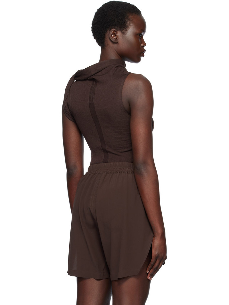 Brown Hollywood Banded Tank Top 3