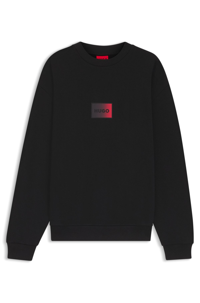 GRADIENT-LOGO SWEATSHIRT IN COTTON TERRY 1