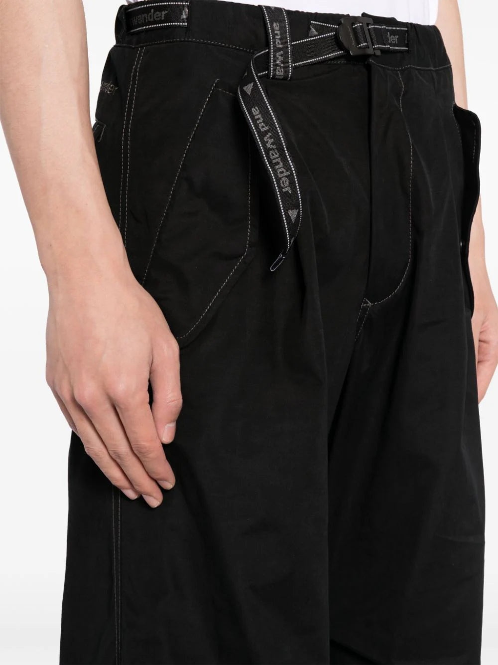 SIDE-ZIP TAPERED TROUSERS - 4