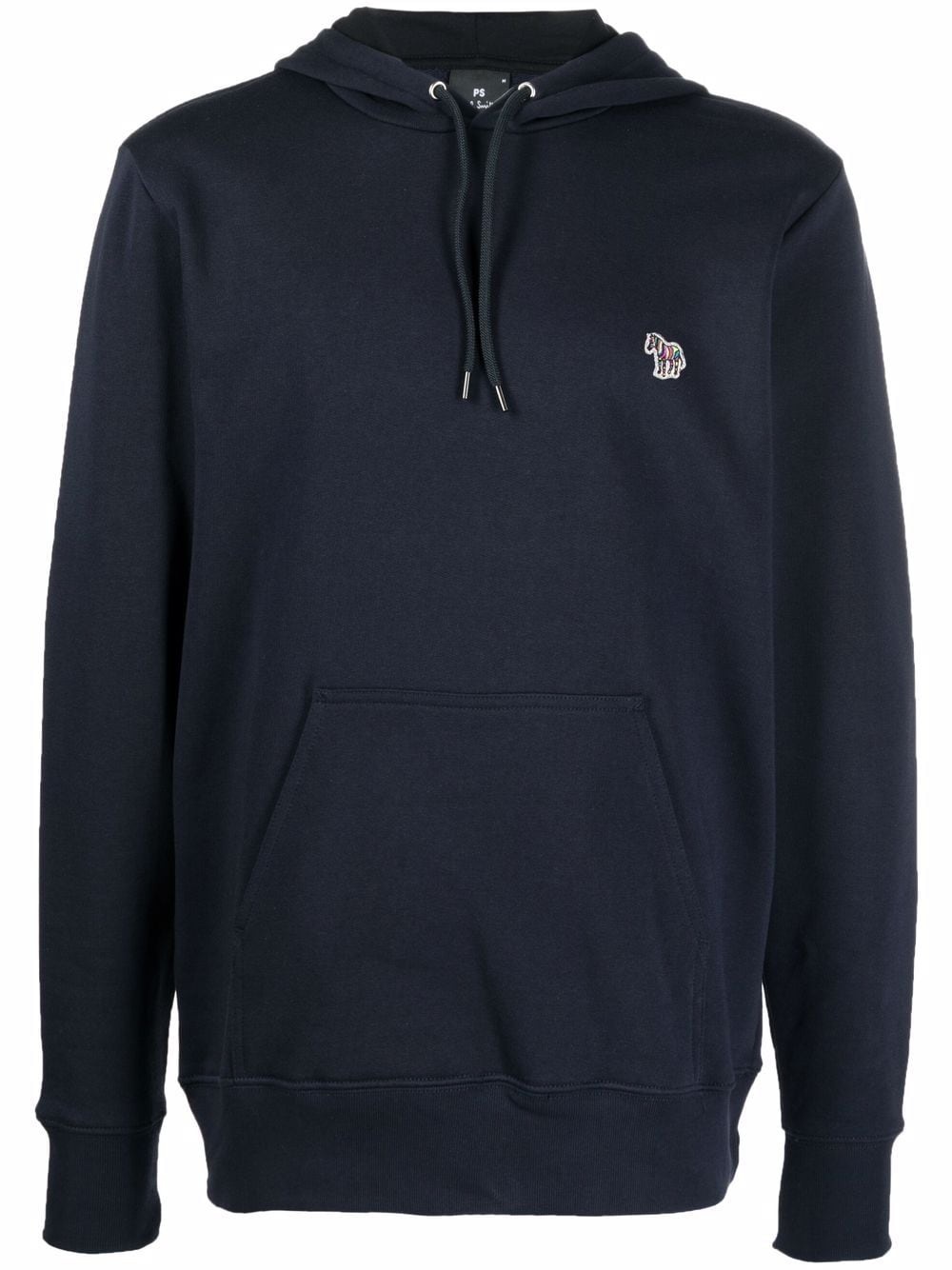 logo-patch pullover hoodie - 1