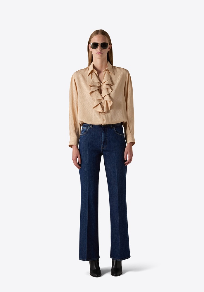 BLOUSE 04 BEIGE JACQUARD - 2