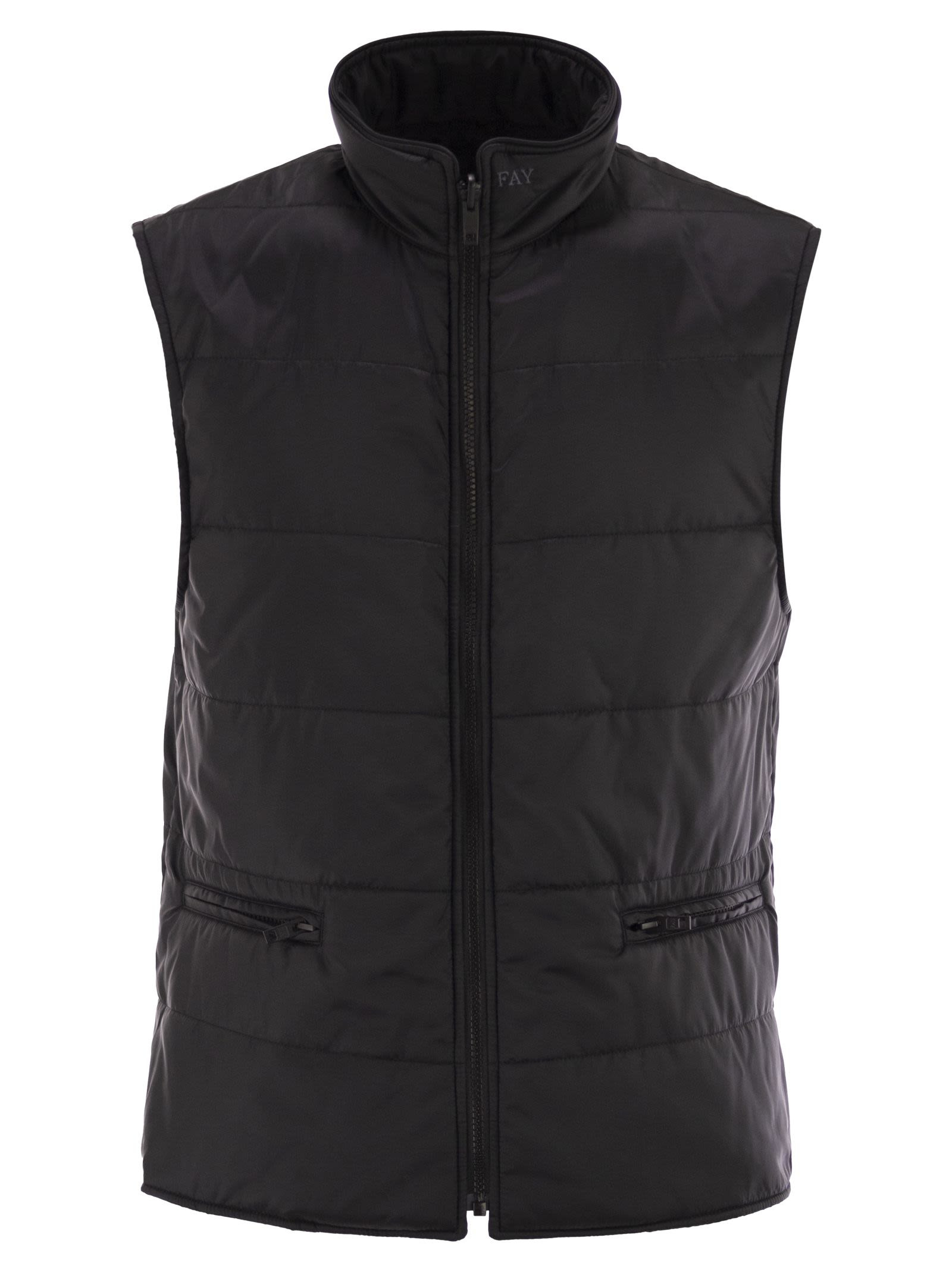 FAY - Fay Men Double Coat In Wool And Cashmere Cloth - 5