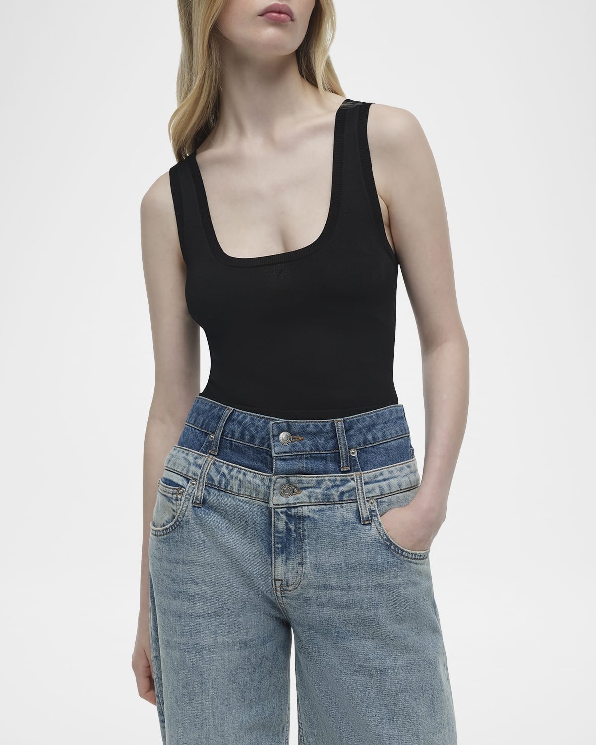 Kove Double-Waist Jeans - 3