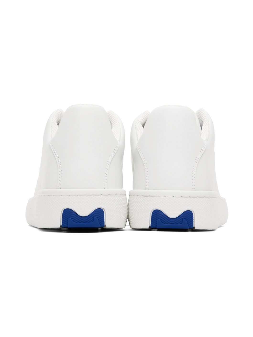 White Leather Box Sneakers - 2