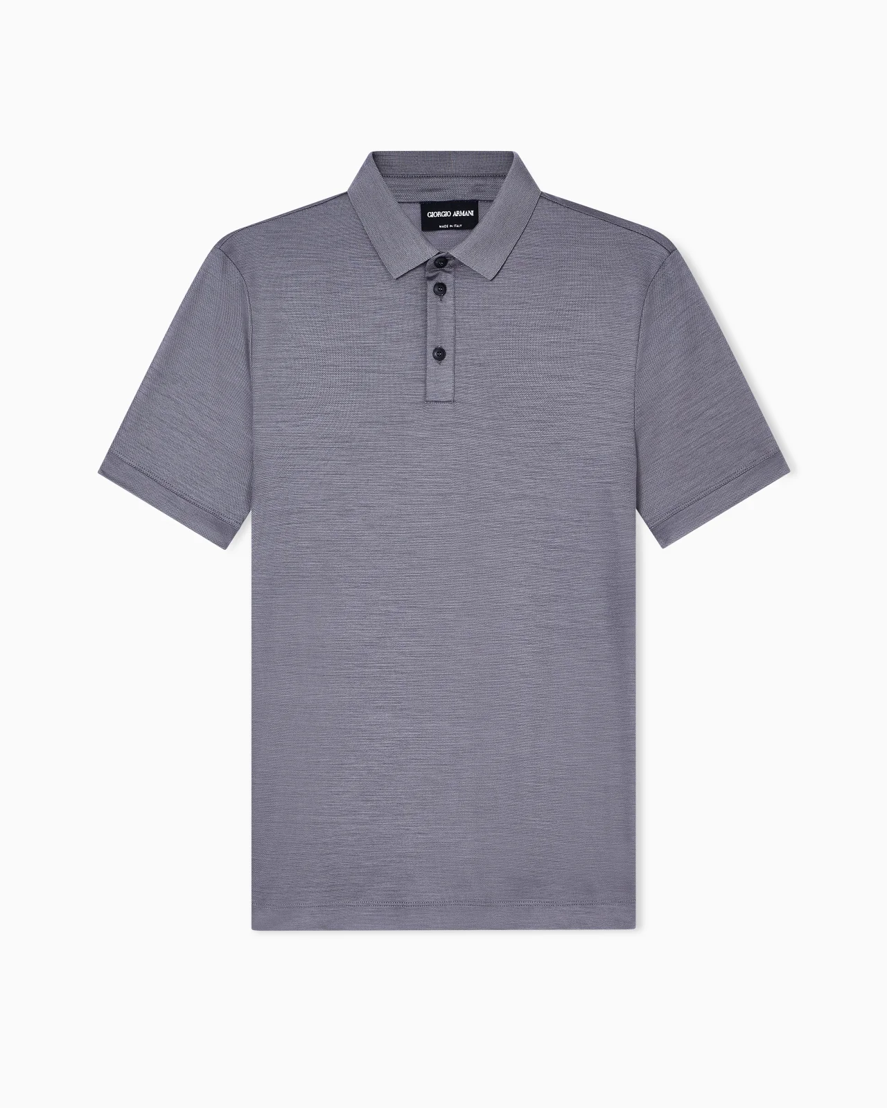 PURE VIRGIN-WOOL PIQUÉ POLO SHIRT - 1