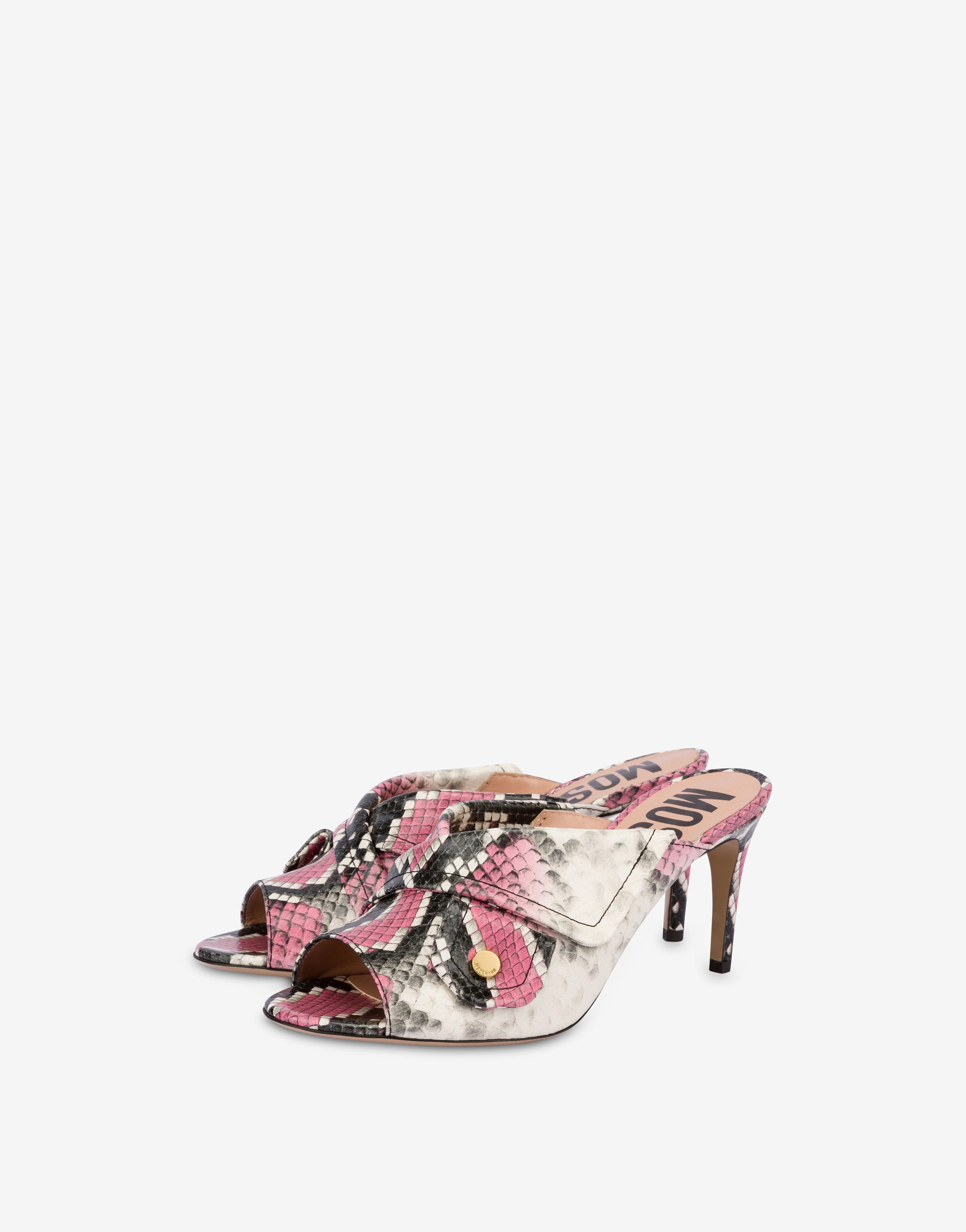 PYTHON-PRINT BIKER MULES - 1