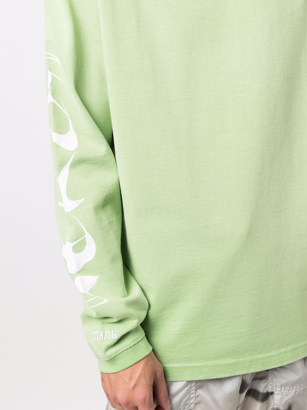 logo-print long-sleeve T-shirt - 5