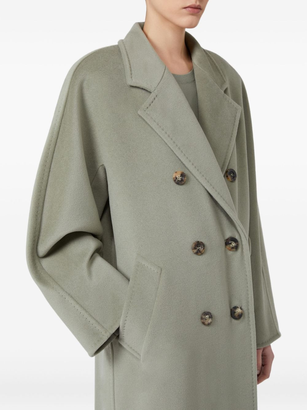 Puffer double-breasted buttoned coat - 4