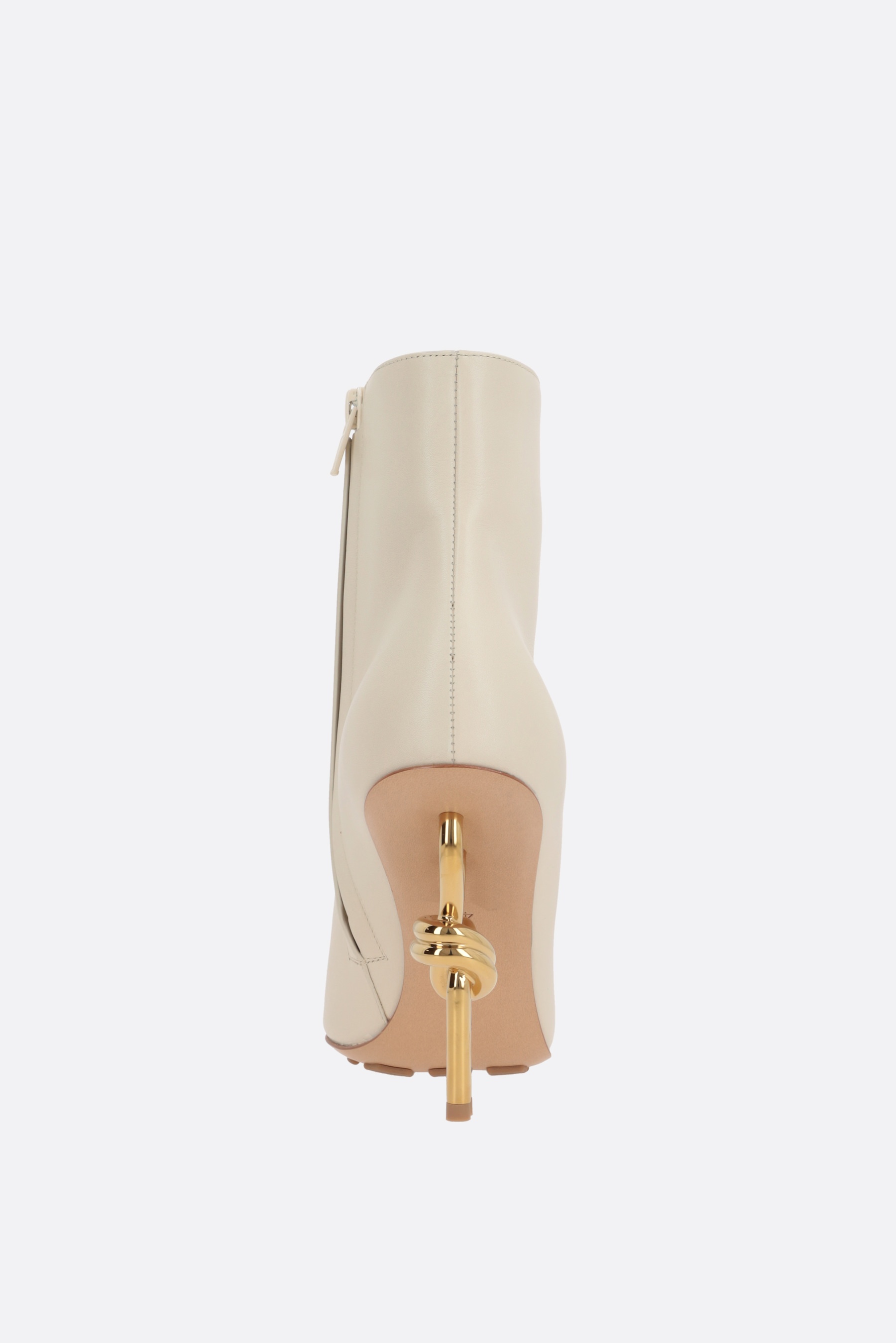 ショートブーツ・ブーティ Bottega Veneta Knot Smooth Leather Ankle Boots Bottega Veneta® Women's Knot Ankle Boot in Wood. Shop online