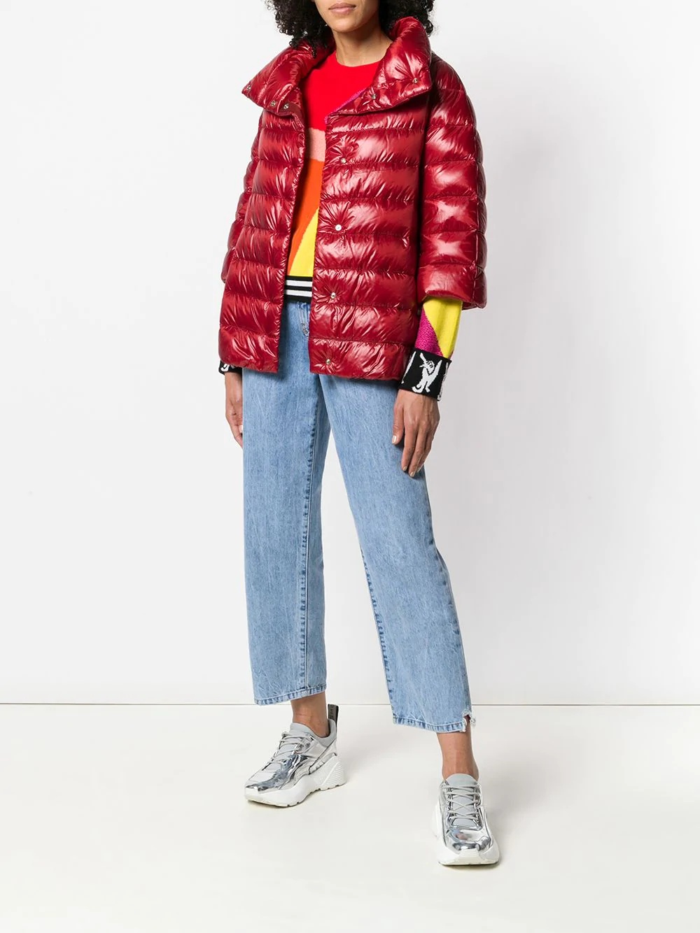 feather down puffer jacket  - 2