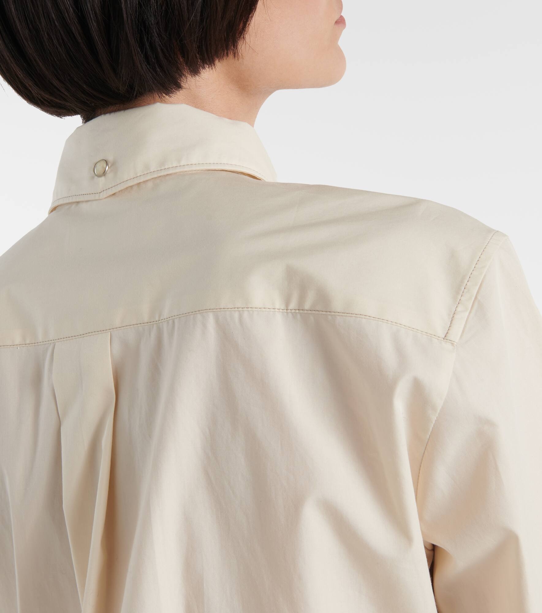 Cotton poplin shirt - 5