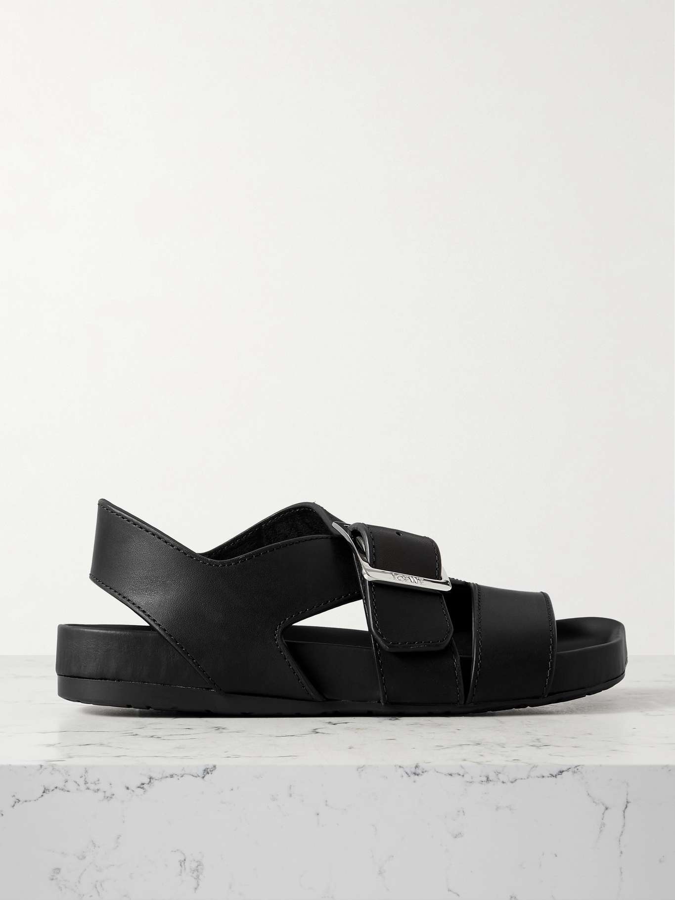 Ease buckled leather sandals - 1