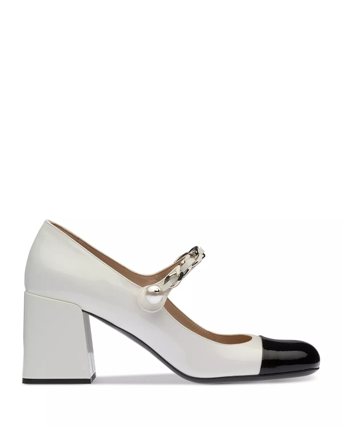 Women's Cap Toe Block Heel Mary Jane Pumps - 2