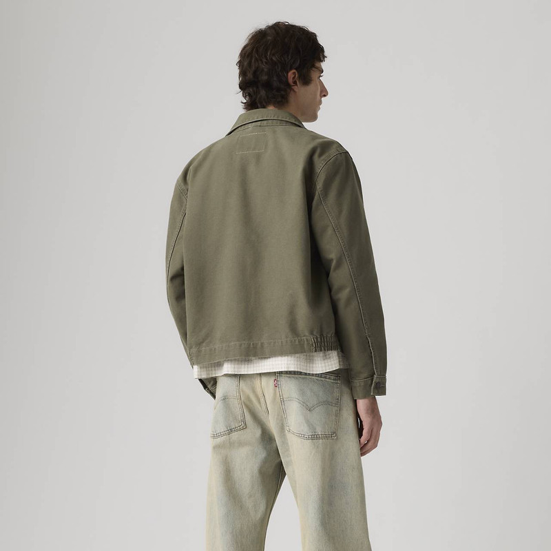 CASTRO MECHANICS FULL-ZIP LIGHTWEIGHT CANVAS JACKET 4