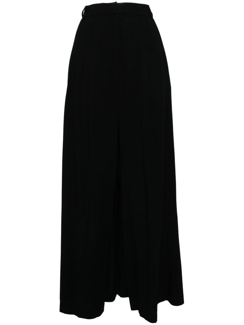 pleated A-line skirt 1