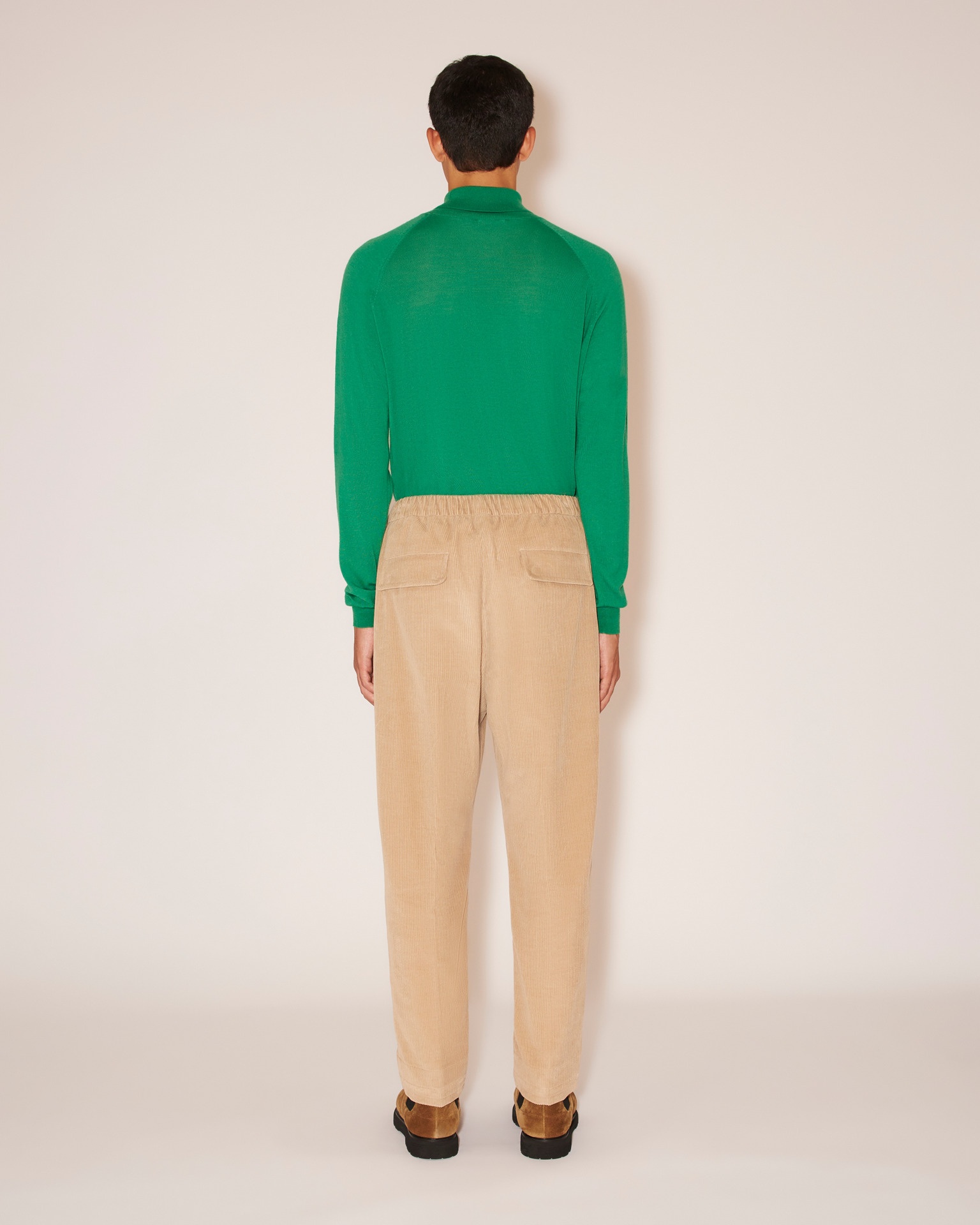 GABE - Corduroy pants - Cement gray - 5