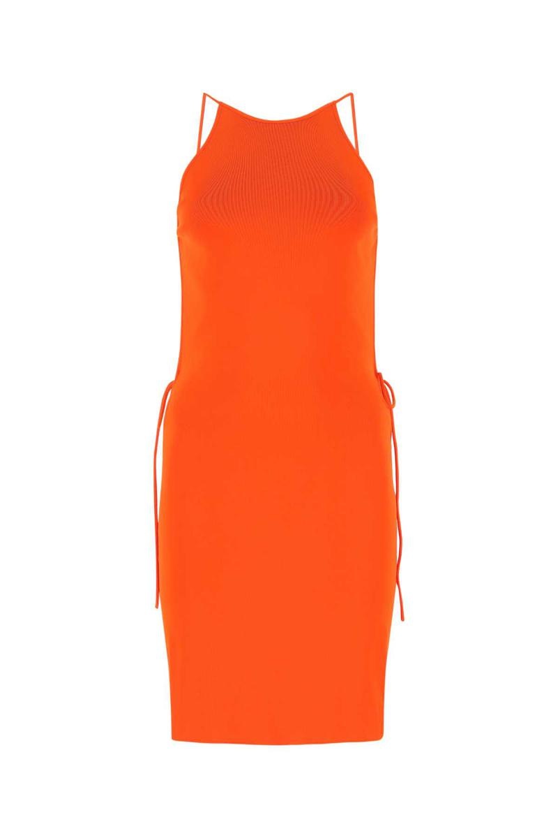 ワンピース BOTTEGA VENETA DRESS (690090V1LS0 7550) Bottega Veneta Long Turtleneck Sequin Cocktail Dress