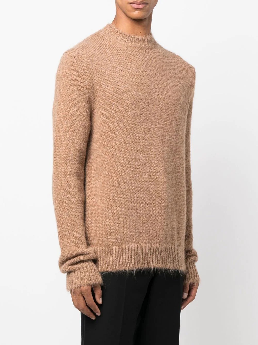 round-neck knit jumper - 3