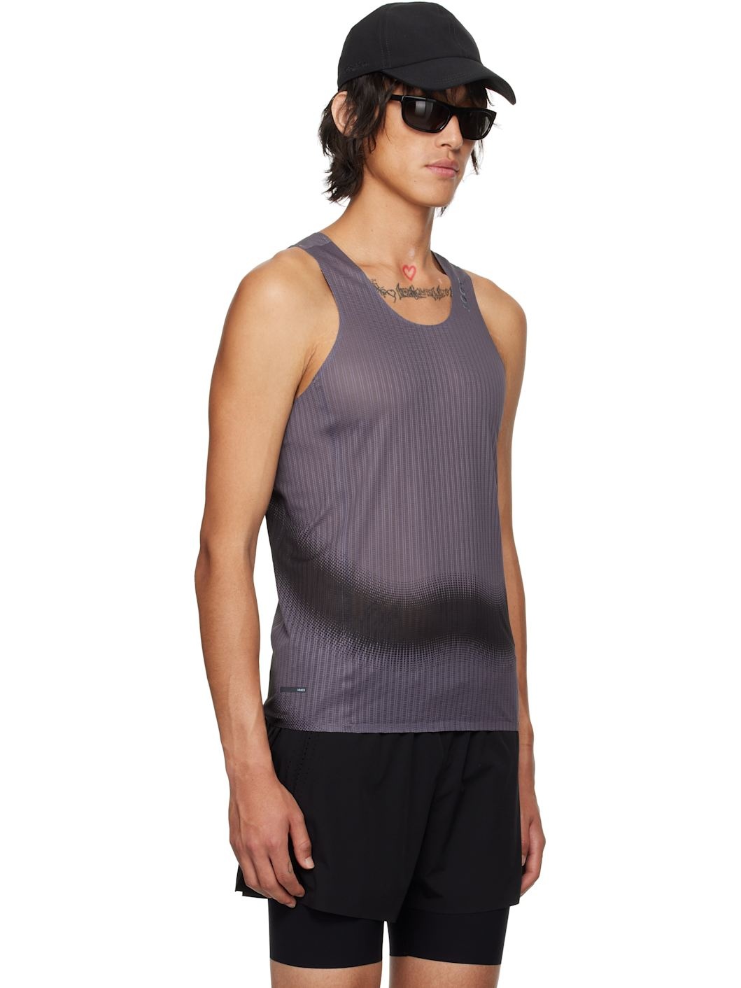 Gray Race Tank Top - 2