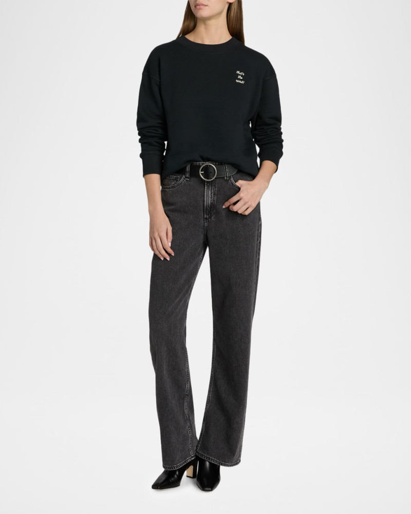 rag & bone That's The Spirit Crewneck Sweatshirt outlook