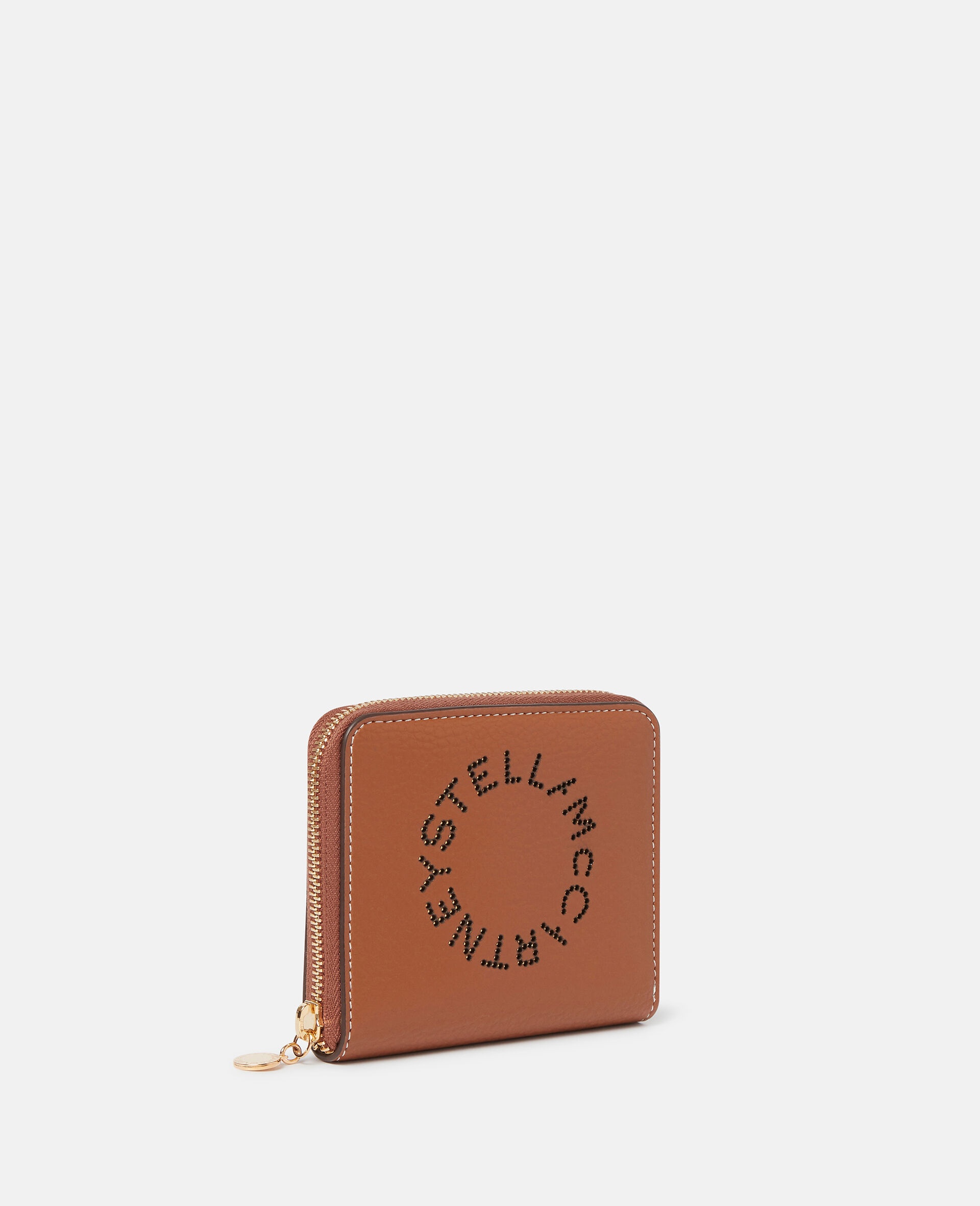 Stella Logo Grainy Studded Zip Mini Wallet - 2