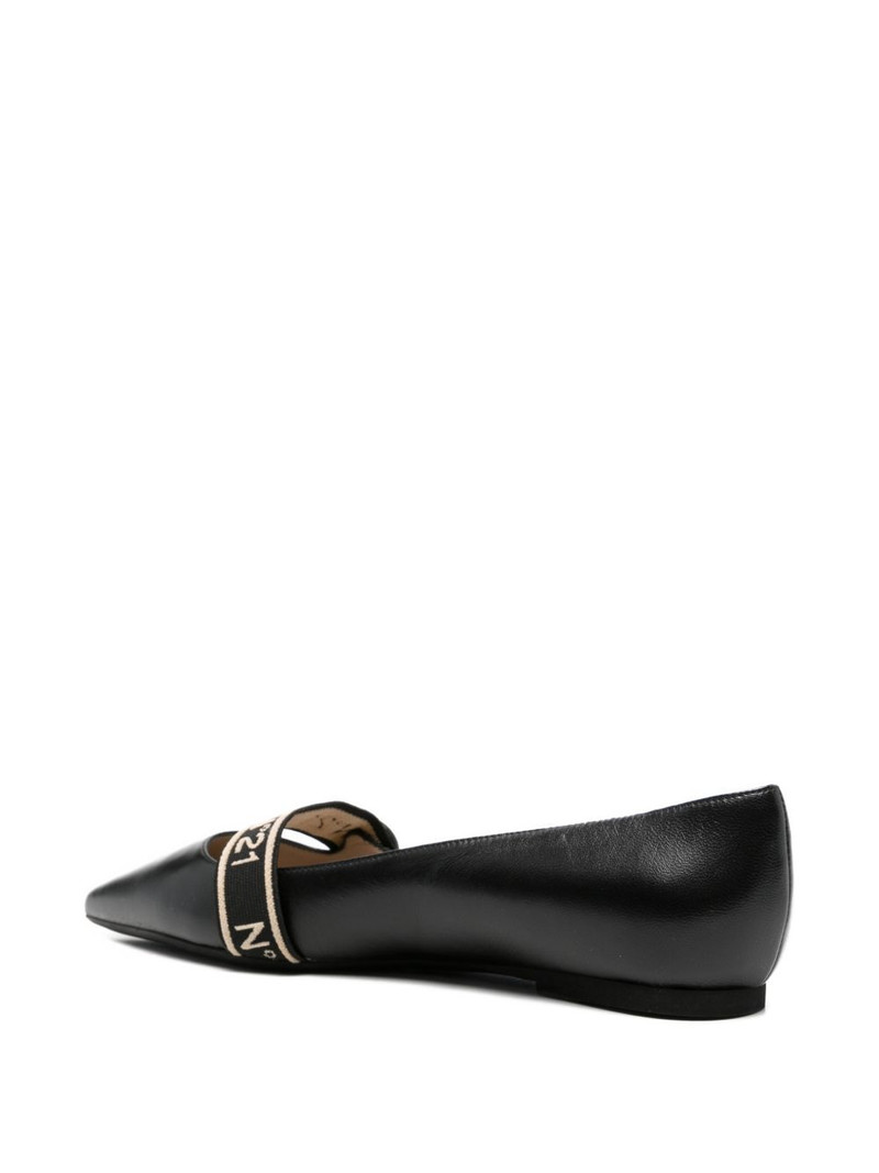 pointed strap flat pumps 3